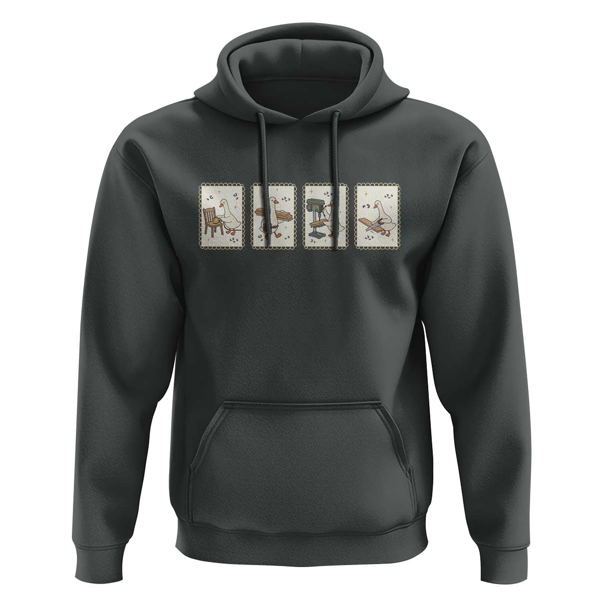 Silly Goose Carpenter Hoodie Funny Woodworker Dad Gift