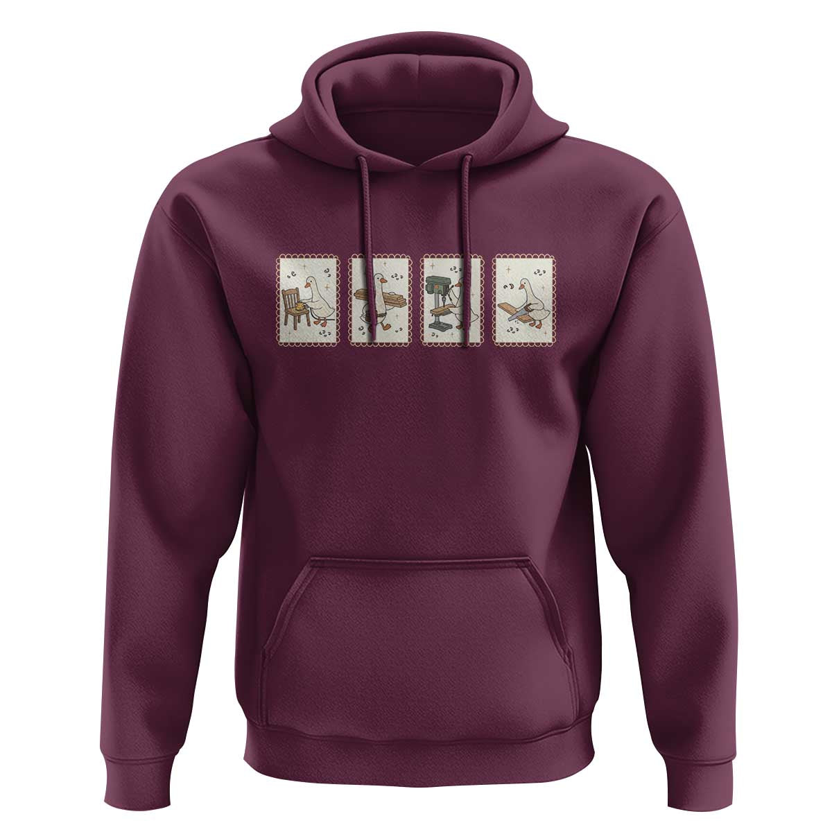 Silly Goose Carpenter Hoodie Funny Woodworker Dad Gift