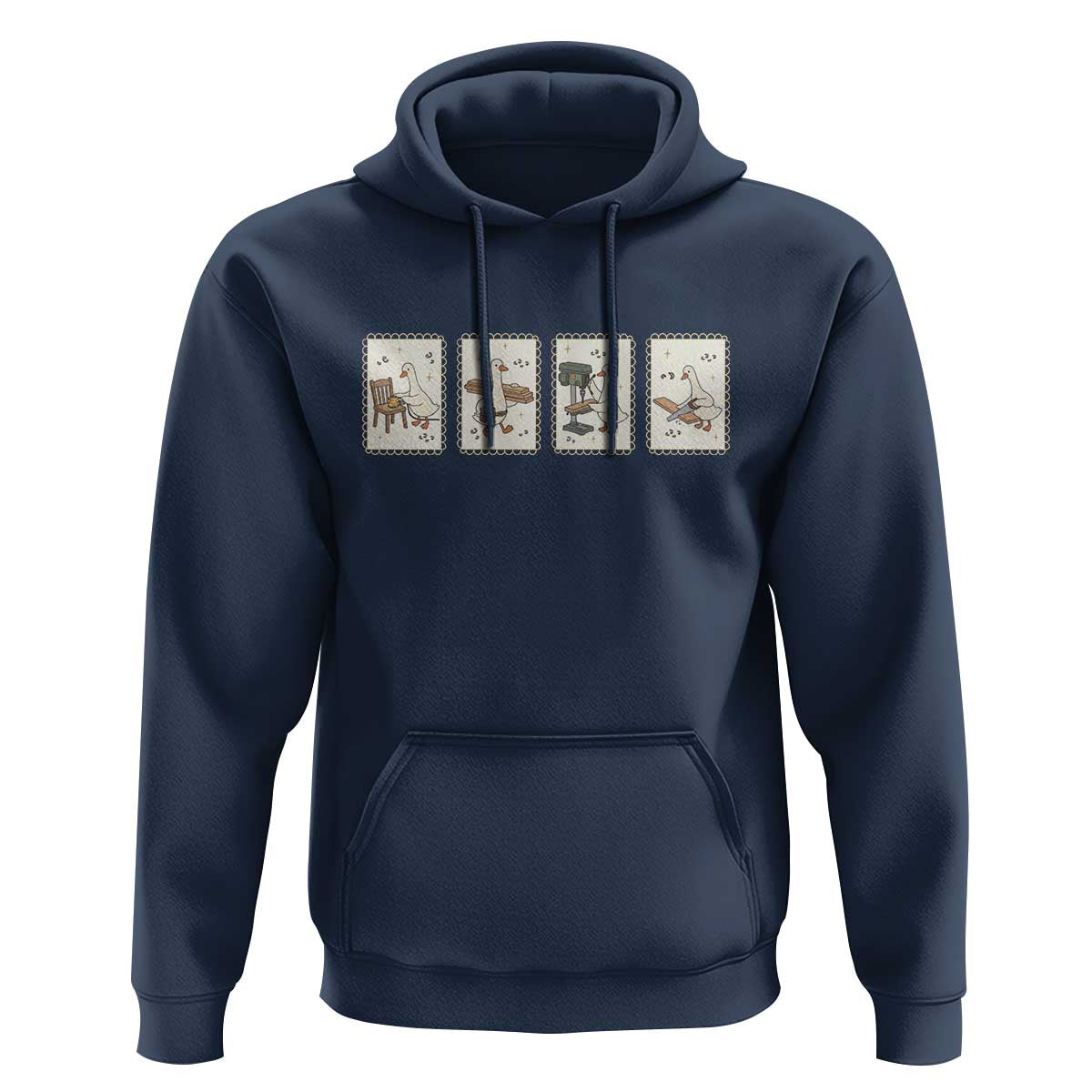 Silly Goose Carpenter Hoodie Funny Woodworker Dad Gift