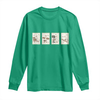 Silly Goose Carpenter Long Sleeve Shirt Funny Woodworker Dad Gift