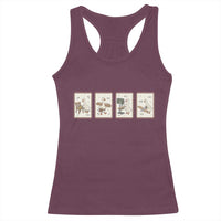 Silly Goose Carpenter Racerback Tank Top Funny Woodworker Dad Gift