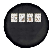 Silly Goose Builder Spare Tire Cover Funny Woodworker Dad Gift