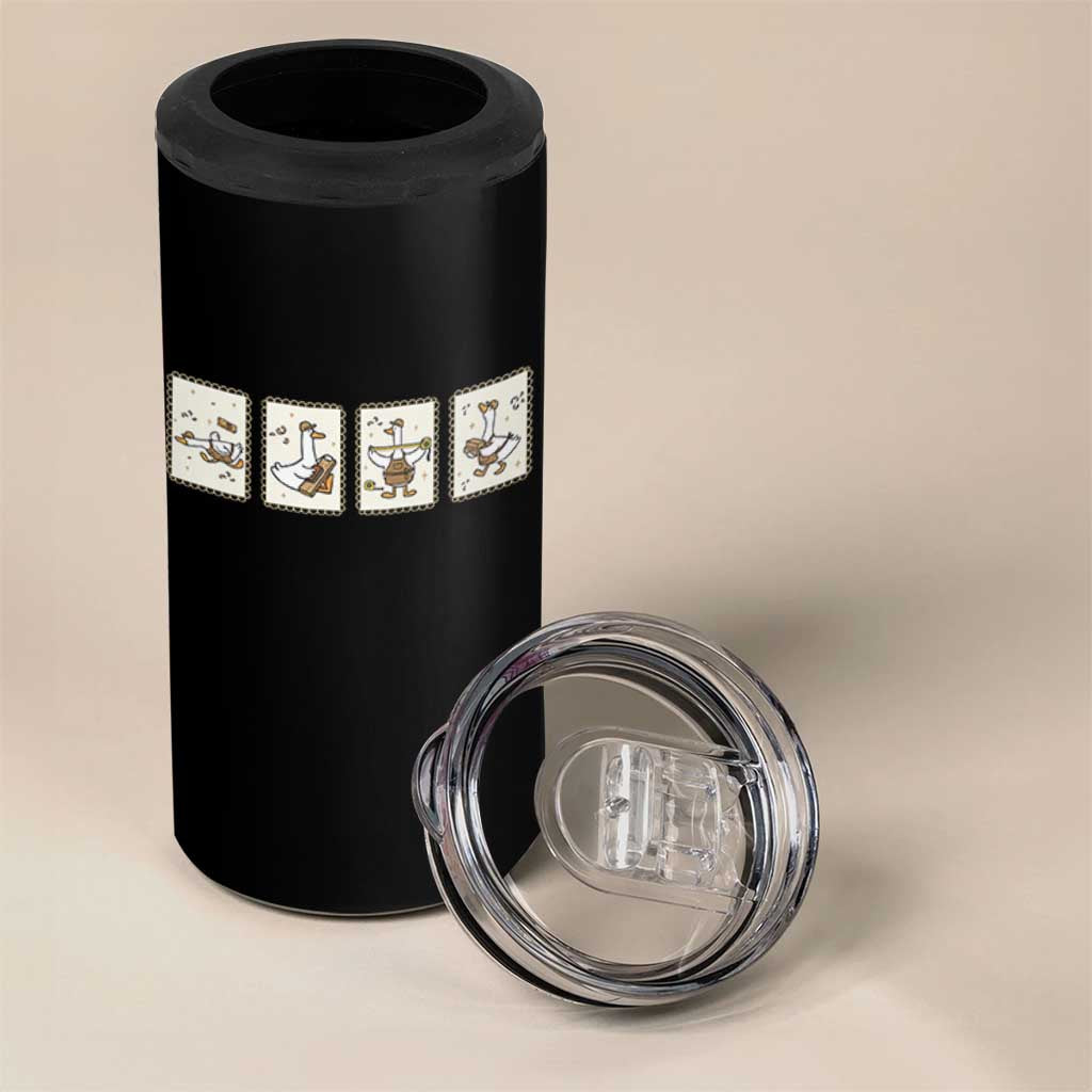Silly Goose Builder 4 in 1 Can Cooler Tumbler Funny Woodworker Dad Gift