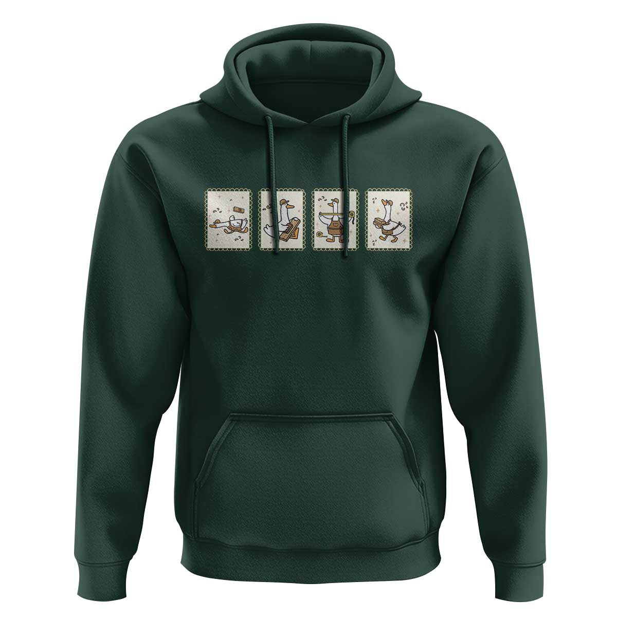 Silly Goose Builder Hoodie Funny Woodworker Dad Gift