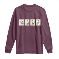 Silly Goose Builder Long Sleeve Shirt Funny Woodworker Dad Gift