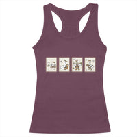 Silly Goose Builder Racerback Tank Top Funny Woodworker Dad Gift