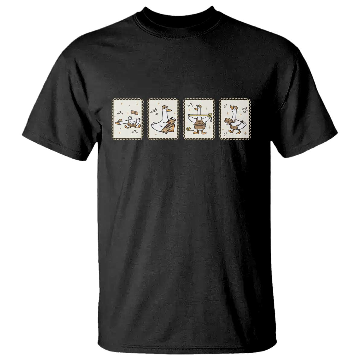 Silly Goose Builder T Shirt Funny Woodworker Dad Gift