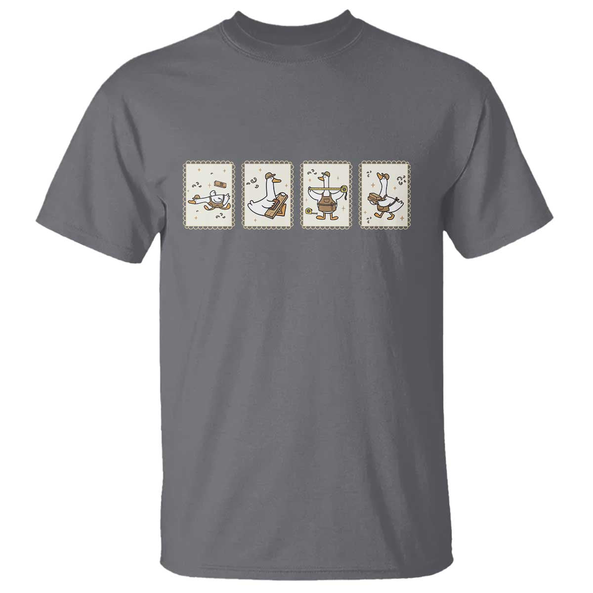 Silly Goose Builder T Shirt Funny Woodworker Dad Gift
