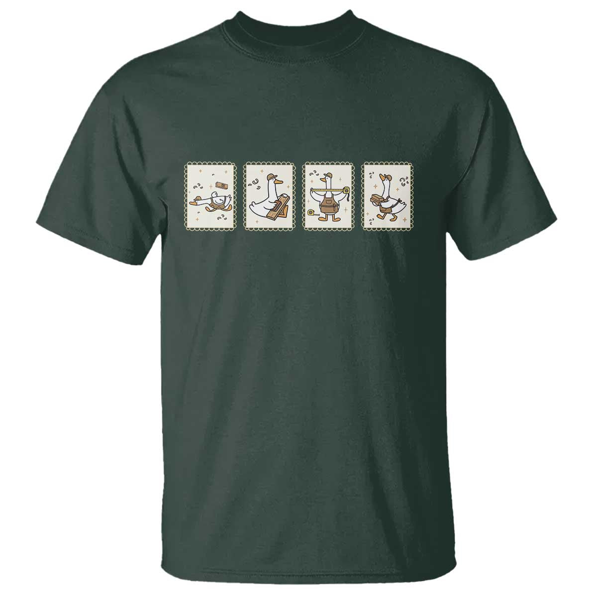 Silly Goose Builder T Shirt Funny Woodworker Dad Gift