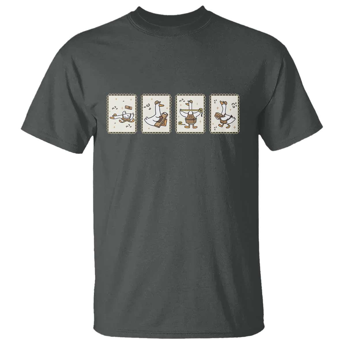 Silly Goose Builder T Shirt Funny Woodworker Dad Gift