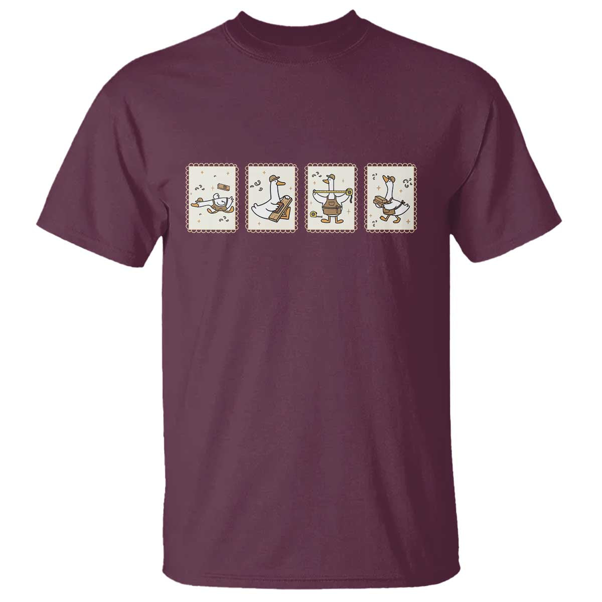 Silly Goose Builder T Shirt Funny Woodworker Dad Gift