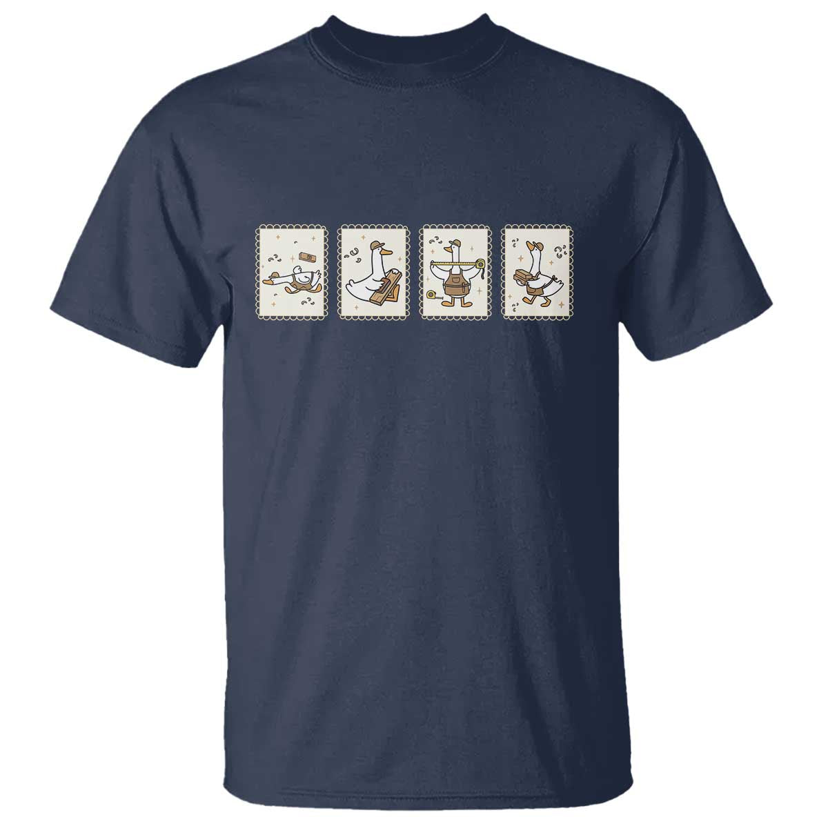 Silly Goose Builder T Shirt Funny Woodworker Dad Gift