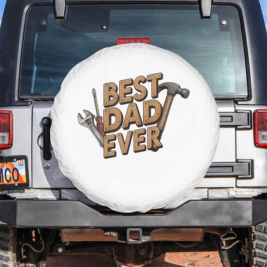 Funny Woodworking Dad Gift Spare Tire Cover Best Dad Ever