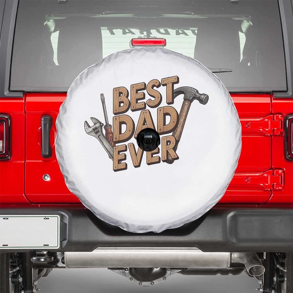 Funny Woodworking Dad Gift Spare Tire Cover Best Dad Ever