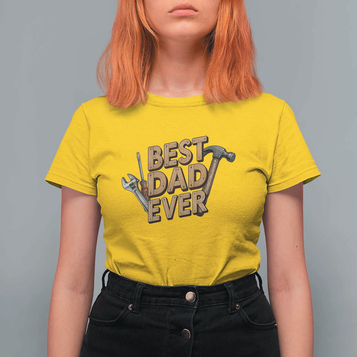 Funny Woodworking Dad Gift T Shirt For Women Best Dad Ever