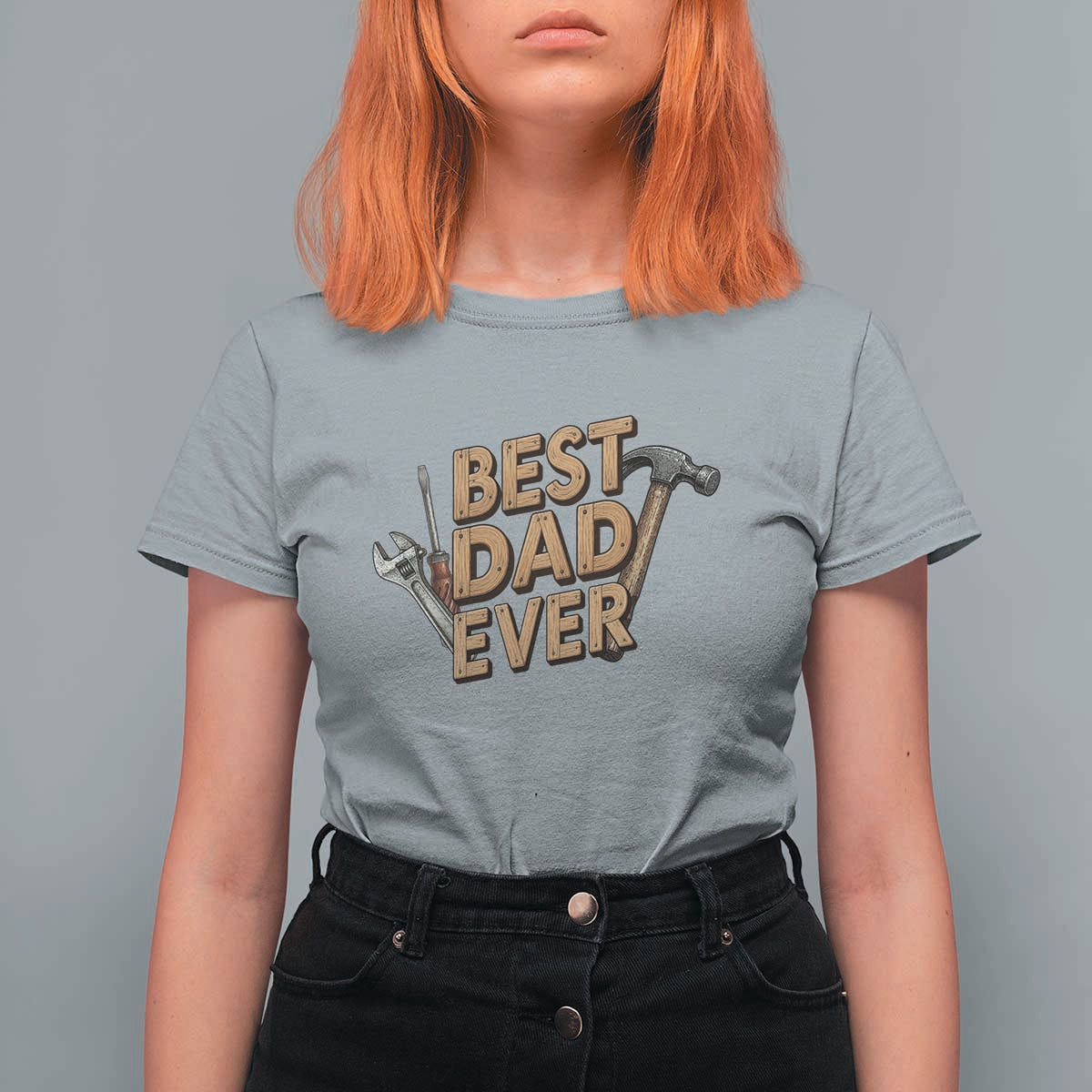 Funny Woodworking Dad Gift T Shirt For Women Best Dad Ever