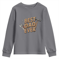 Funny Woodworking Dad Gift Youth Sweatshirt Best Dad Ever