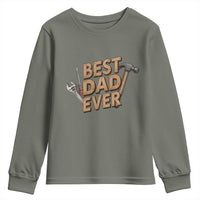 Funny Woodworking Dad Gift Youth Sweatshirt Best Dad Ever