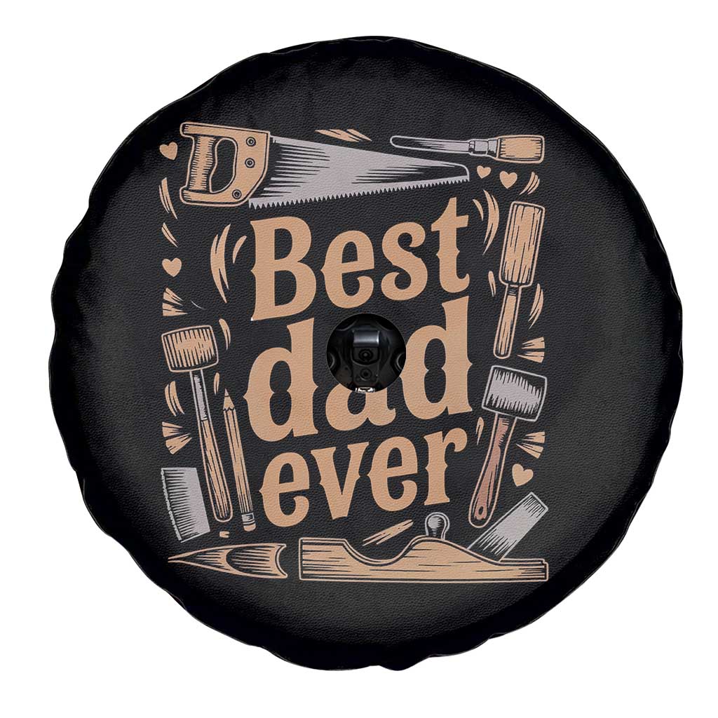 Woodworking Fathers Day Gift Spare Tire Cover Best Dad Ever