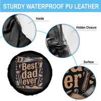 Woodworking Fathers Day Gift Spare Tire Cover Best Dad Ever
