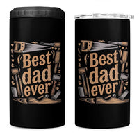 Woodworking Fathers Day Gift 4 in 1 Can Cooler Tumbler Best Dad Ever