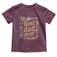 Woodworking Fathers Day Gift Toddler T Shirt Best Dad Ever