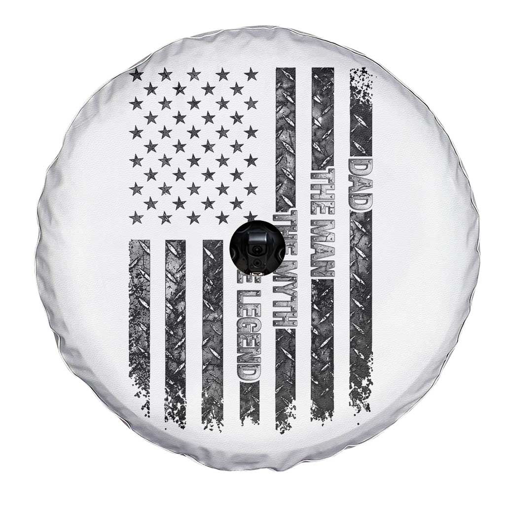 Dad The Man The Myth The Legend Spare Tire Cover Proud American Welder Gift