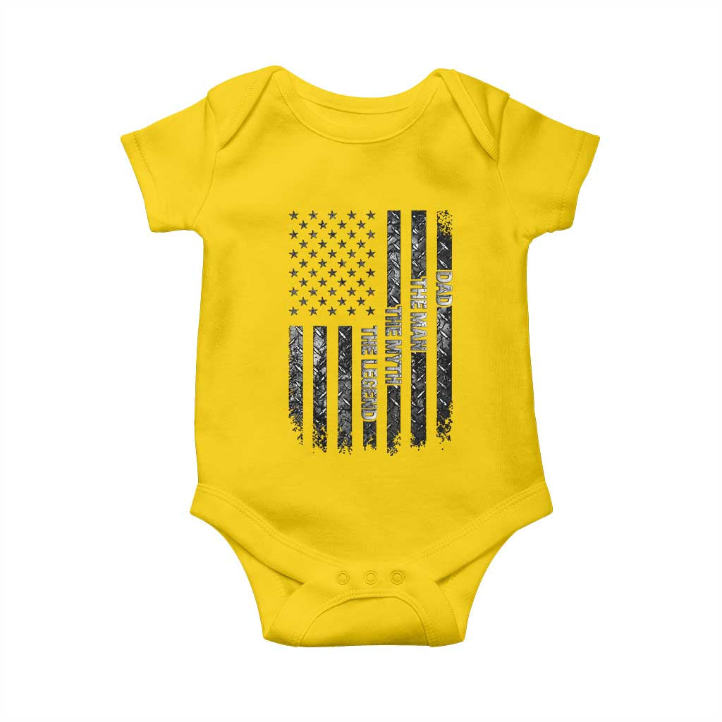 Dad The Man The Myth The Legend Baby Onesie Proud American Welder Gift