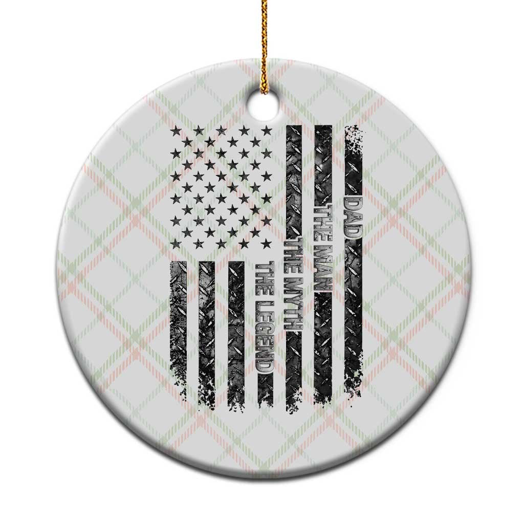 Dad The Man The Myth The Legend Ceramic Ornament Proud American Welder Gift