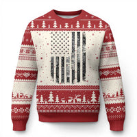 Dad The Man The Myth The Legend Ugly Christmas Sweater Proud American Welder Gift