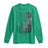 Dad The Man The Myth The Legend Long Sleeve Shirt Proud American Welder Gift
