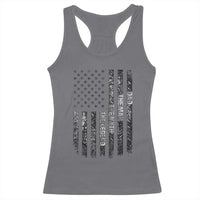 Dad The Man The Myth The Legend Racerback Tank Top Proud American Welder Gift
