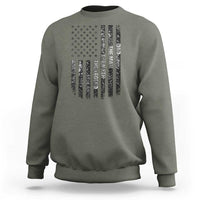 Dad The Man The Myth The Legend Sweatshirt Proud American Welder Gift