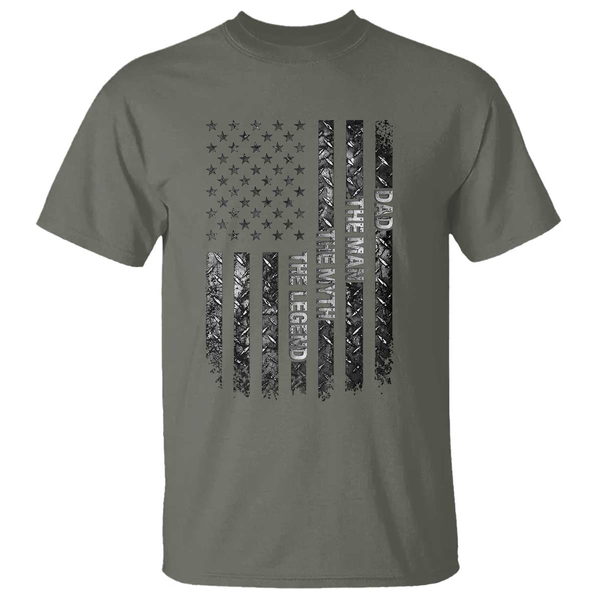 Dad The Man The Myth The Legend T Shirt Proud American Welder Gift