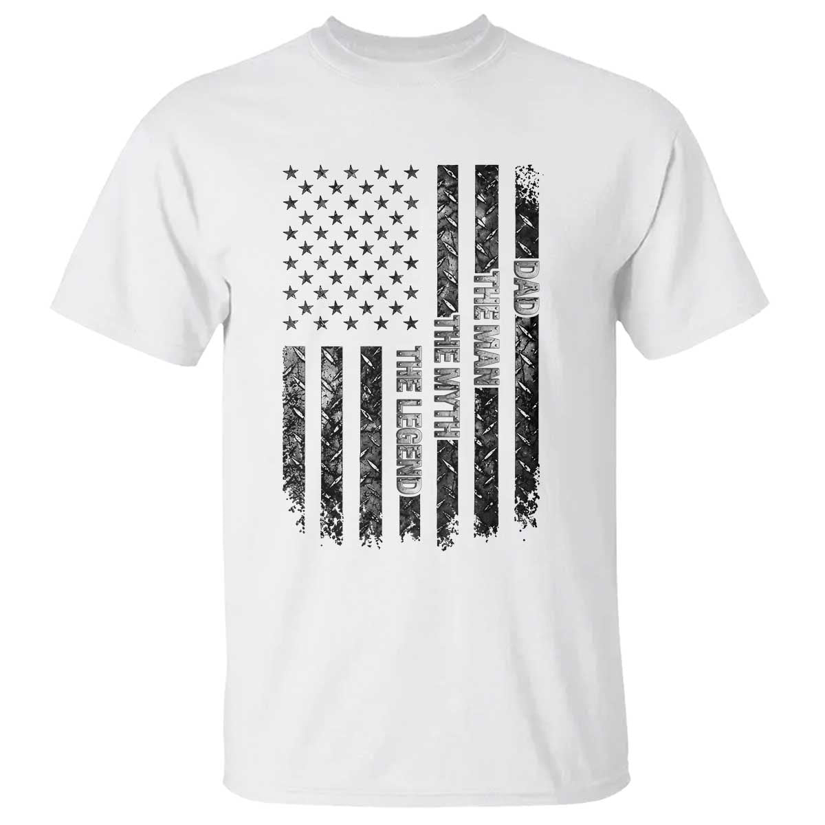 Dad The Man The Myth The Legend T Shirt Proud American Welder Gift