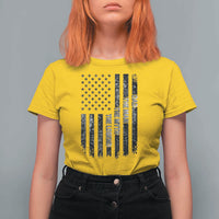 Dad The Man The Myth The Legend T Shirt For Women Proud American Welder Gift