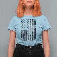 Dad The Man The Myth The Legend T Shirt For Women Proud American Welder Gift