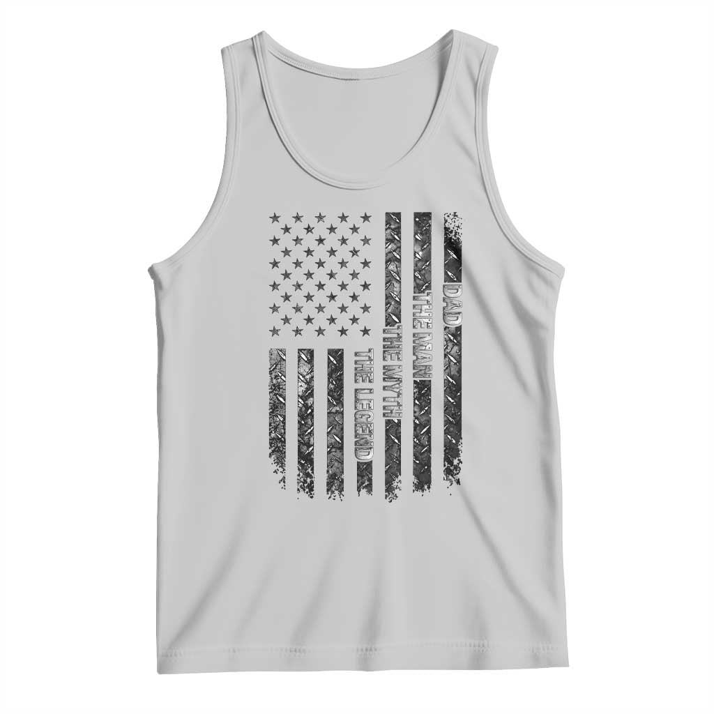 Dad The Man The Myth The Legend Tank Top Proud American Welder Gift
