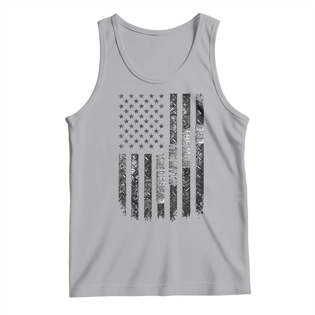 Dad The Man The Myth The Legend Tank Top Proud American Welder Gift