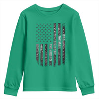 Dad The Man The Myth The Legend Youth Sweatshirt Proud American Welder Gift