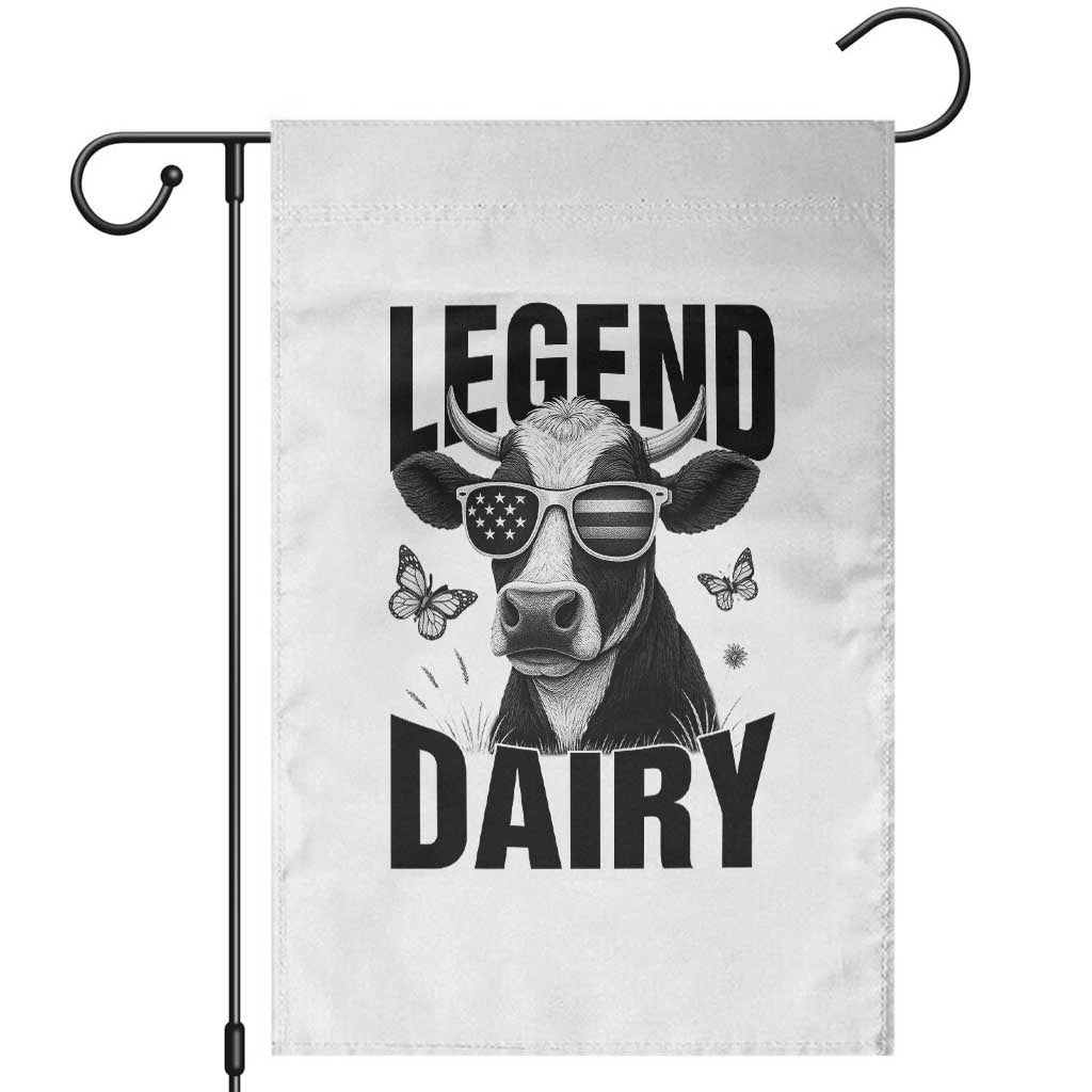 Legend Dairy Garden Flag Funny Farmer Milk Joke Cow - Wonder Print Shop