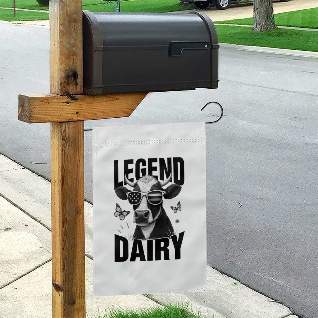 Legend Dairy Garden Flag Funny Farmer Milk Joke Cow - Wonder Print Shop