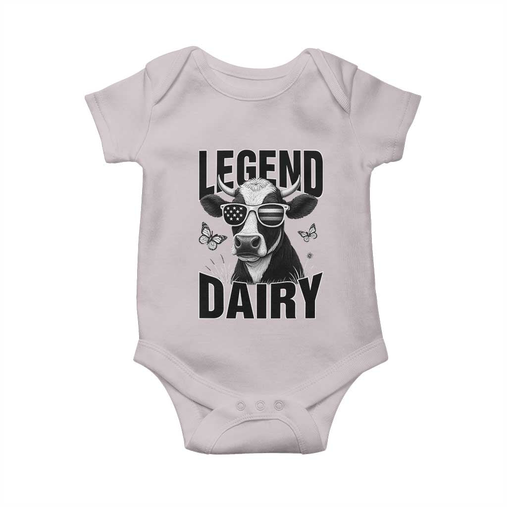 Legend Dairy Baby Onesie Funny Farmer Milk Joke Cow - Wonder Print Shop