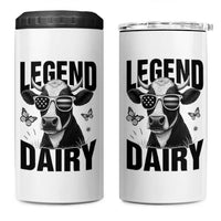 Legend Dairy 4 in 1 Can Cooler Tumbler Funny Farmer Milk Joke Cow