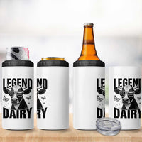 Legend Dairy 4 in 1 Can Cooler Tumbler Funny Farmer Milk Joke Cow