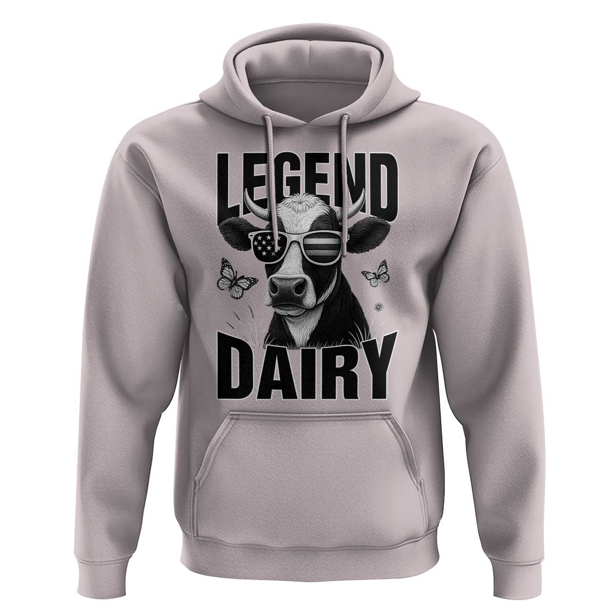 Legend Dairy Hoodie Funny Farmer Milk Joke Cow - Wonder Print Shop