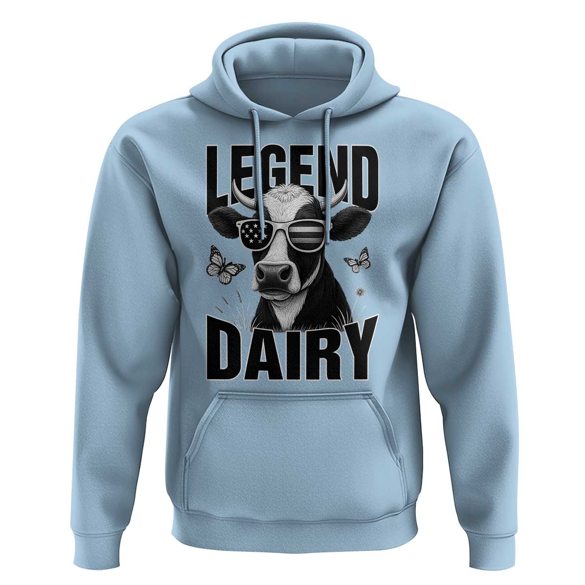 Legend Dairy Hoodie Funny Farmer Milk Joke Cow - Wonder Print Shop