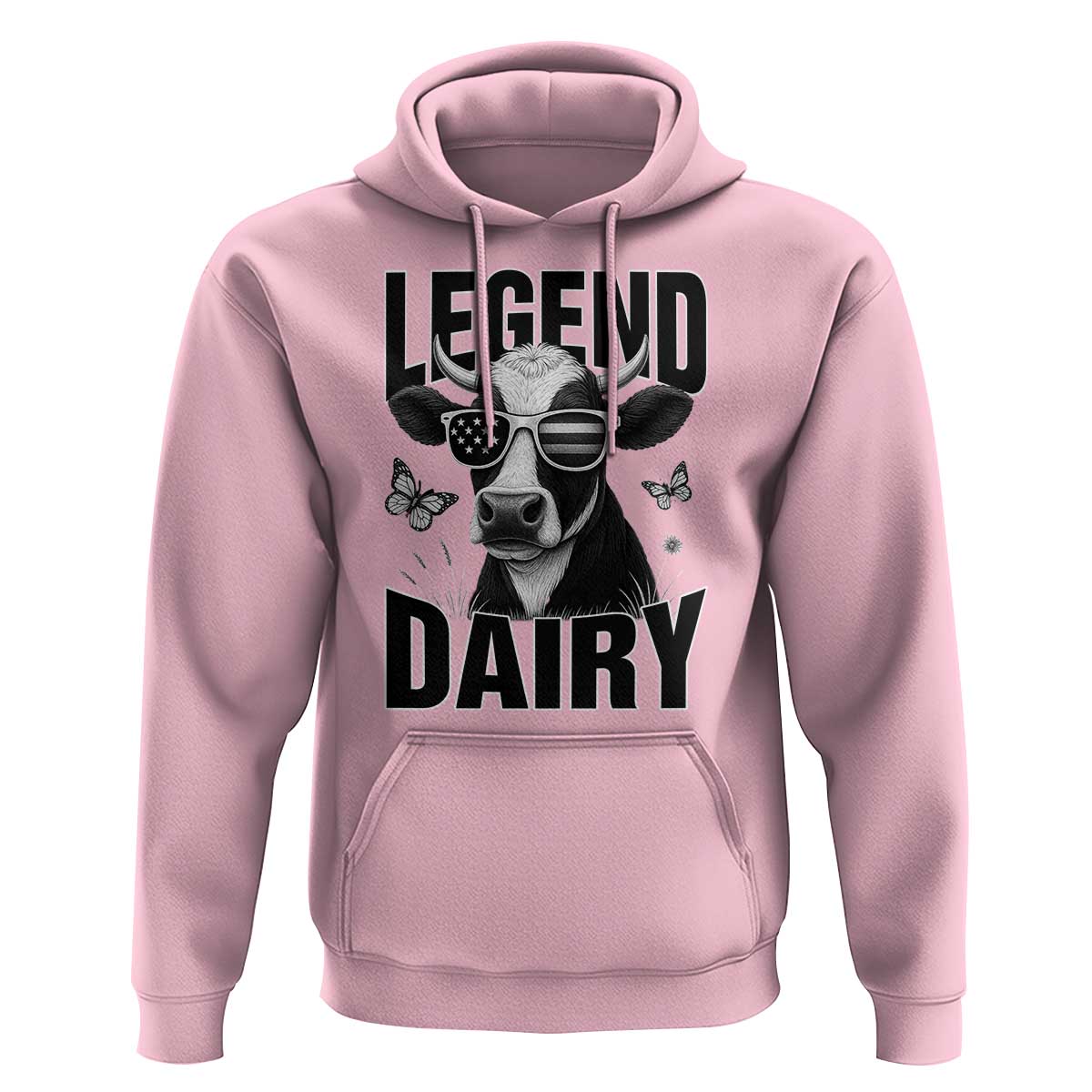 Legend Dairy Hoodie Funny Farmer Milk Joke Cow - Wonder Print Shop