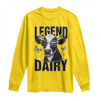 Legend Dairy Long Sleeve Shirt Funny Farmer Milk Joke Cow - Wonder Print Shop