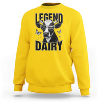 Legend Dairy Sweatshirt Funny Farmer Milk Joke Cow - Wonder Print Shop